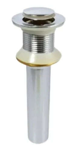 Contra De Laton Push P/Lavabo 30-Lps A.Cromo Rugo