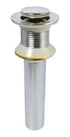 Contra De Laton Push P/Lavabo 30-Lps A.Cromo Rugo