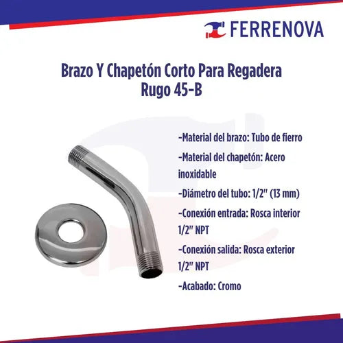 Brazo Y Chapeton 45-B Rugo