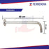 Brazo Redondo Largo Latón 45-BR Rugo