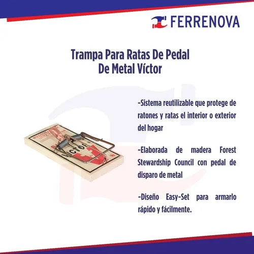 Trampa De Ratón Grande Víctor