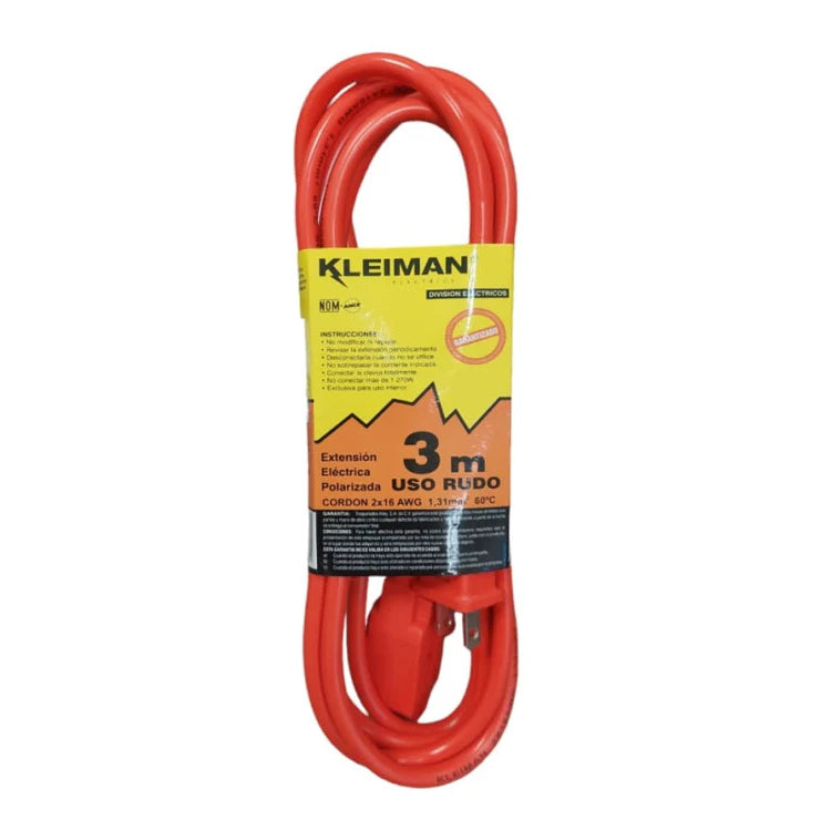 Extensión Uso Rudo 3Mts Ext-016 Kley 127V