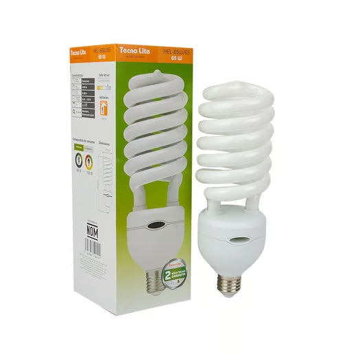 Foco Ahorrador 65W HEL-65W/65 Tecnolite