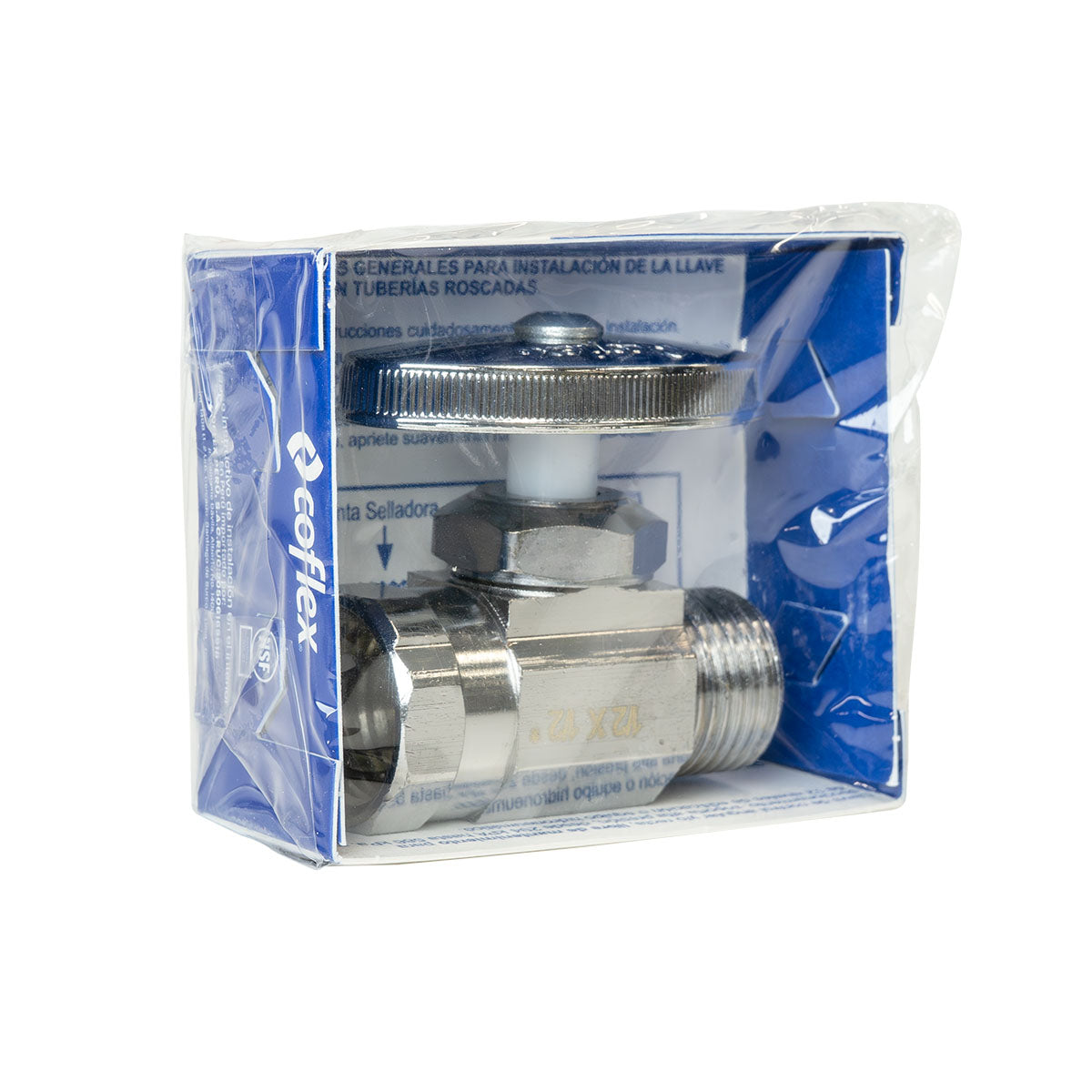 Llave Control 1/2-1/2 Recta Coflex Ip-102