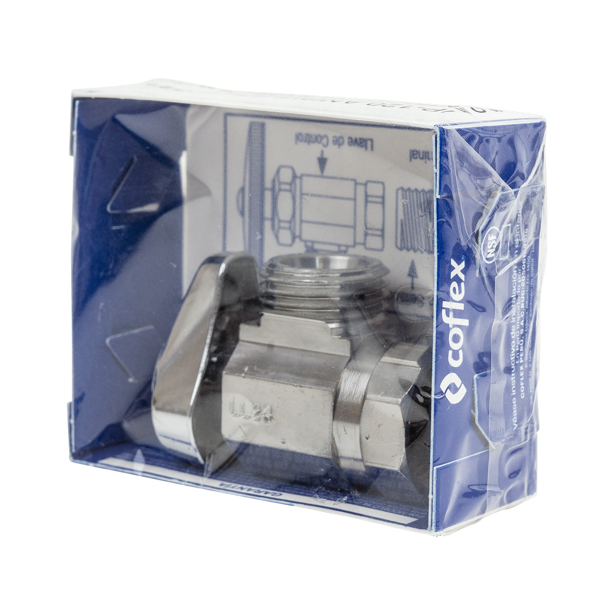 Llave Control 1/2H-1/2R Angular Coflex Ip-120