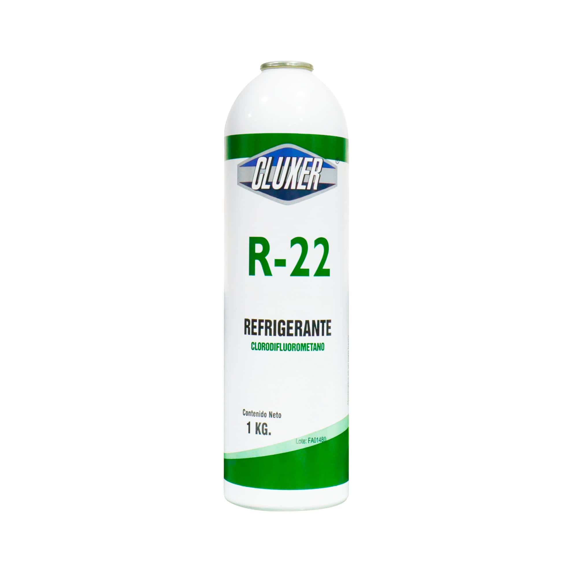 GAS REFRIGERANTE R-22 1KG CLUXER