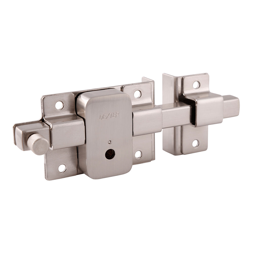Cerradura barra Fija Llave Tetra Derecha Cromo 5834 DEXTER