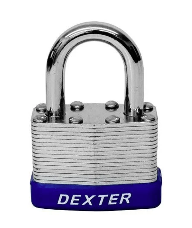 CANDADO LAMINADO 40MM Gancho Corto BL DEXTER 6930