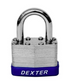 CANDADO LAMINADO 40MM Gancho Corto BL DEXTER 6930