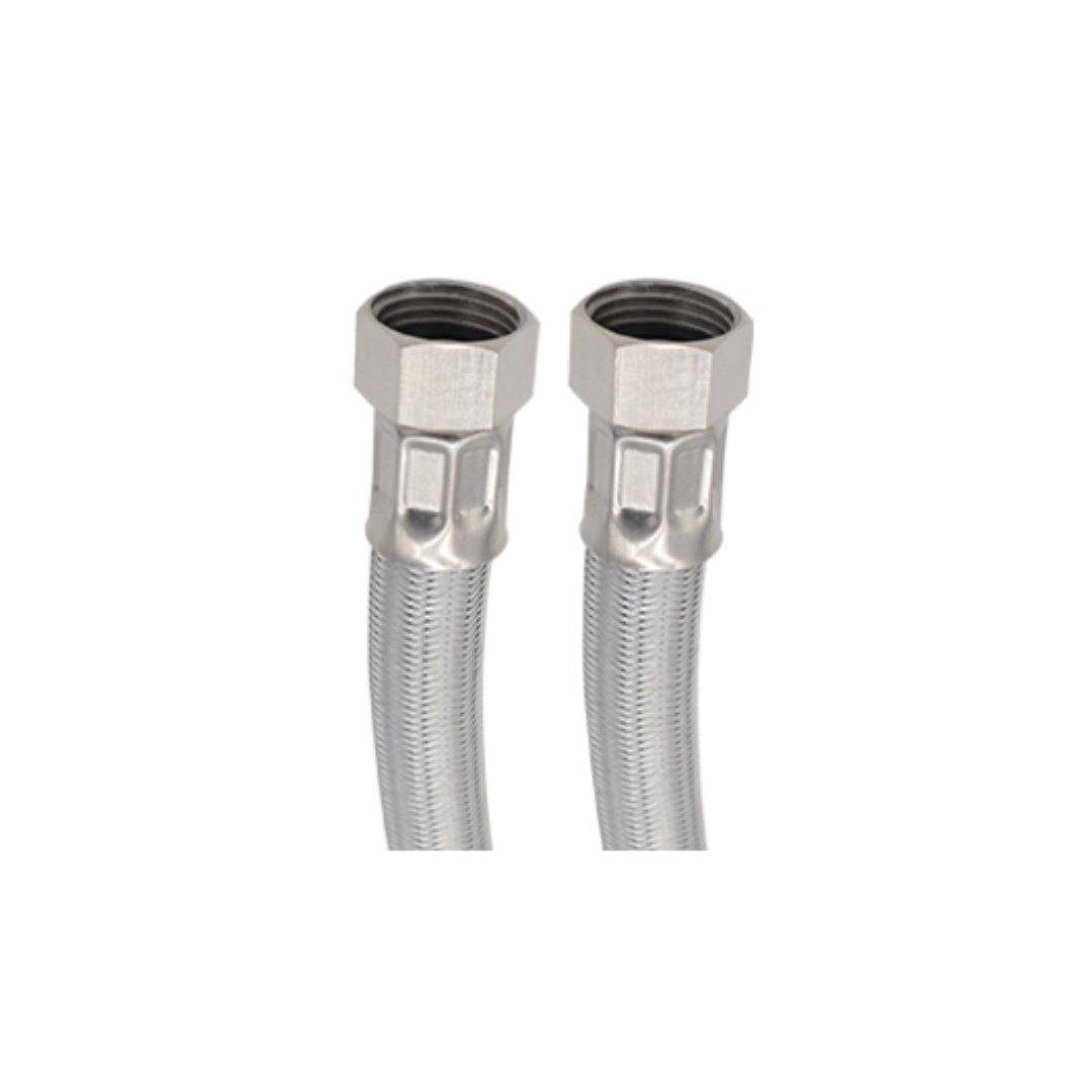 Manguera Para Boiler 1/2Hx3/4MX60cm Acero Inoxidable Cnx