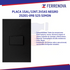Placa 1 Salida 1 Interior 3 Vías Negro 25201-098 S25 SIMON
