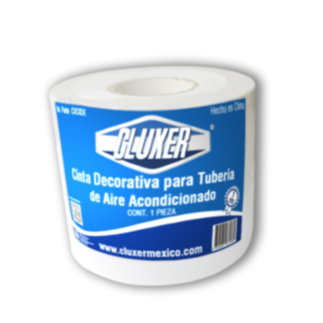 CINTA MOMIA BLANCA P/TUBERIA A.C. 15 M X 6CM CLUXER