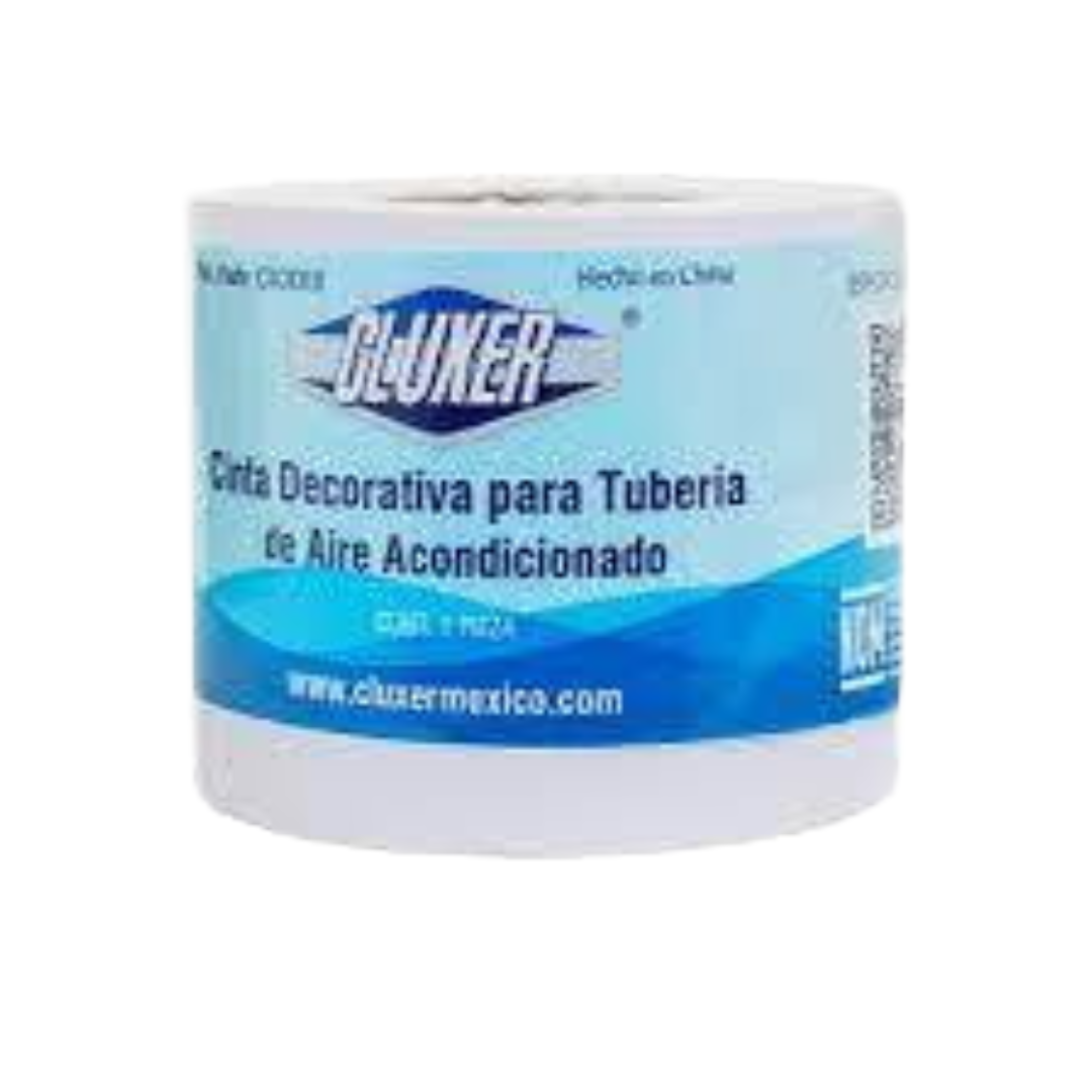 CINTA MOMIA BLANCA P/TUBERIA A.C. 15 M X 6CM CLUXER