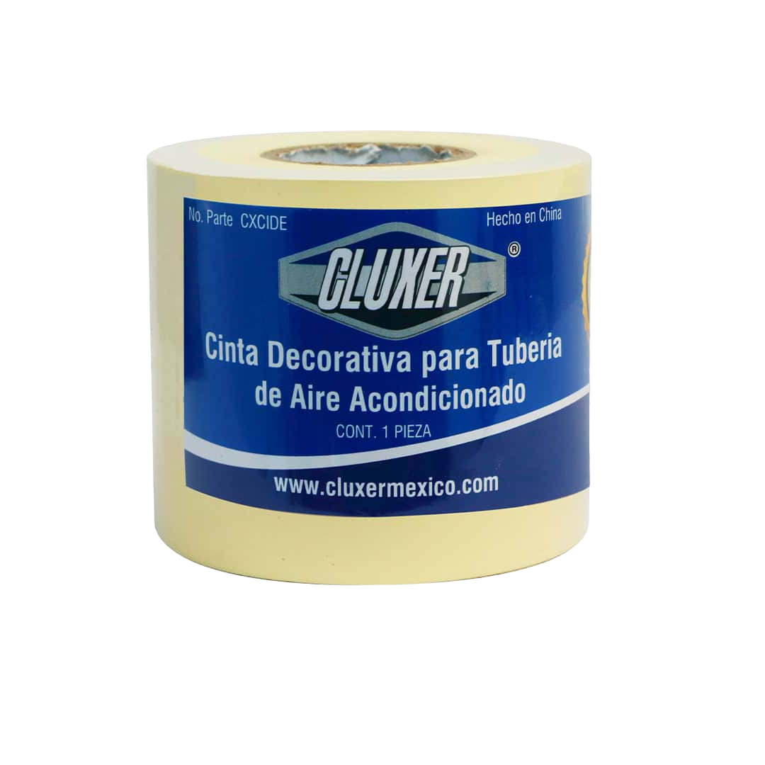 CINTA MOMIA AMARILLA P/TUBERIA A.C. 15 M X 6CM CLUXER