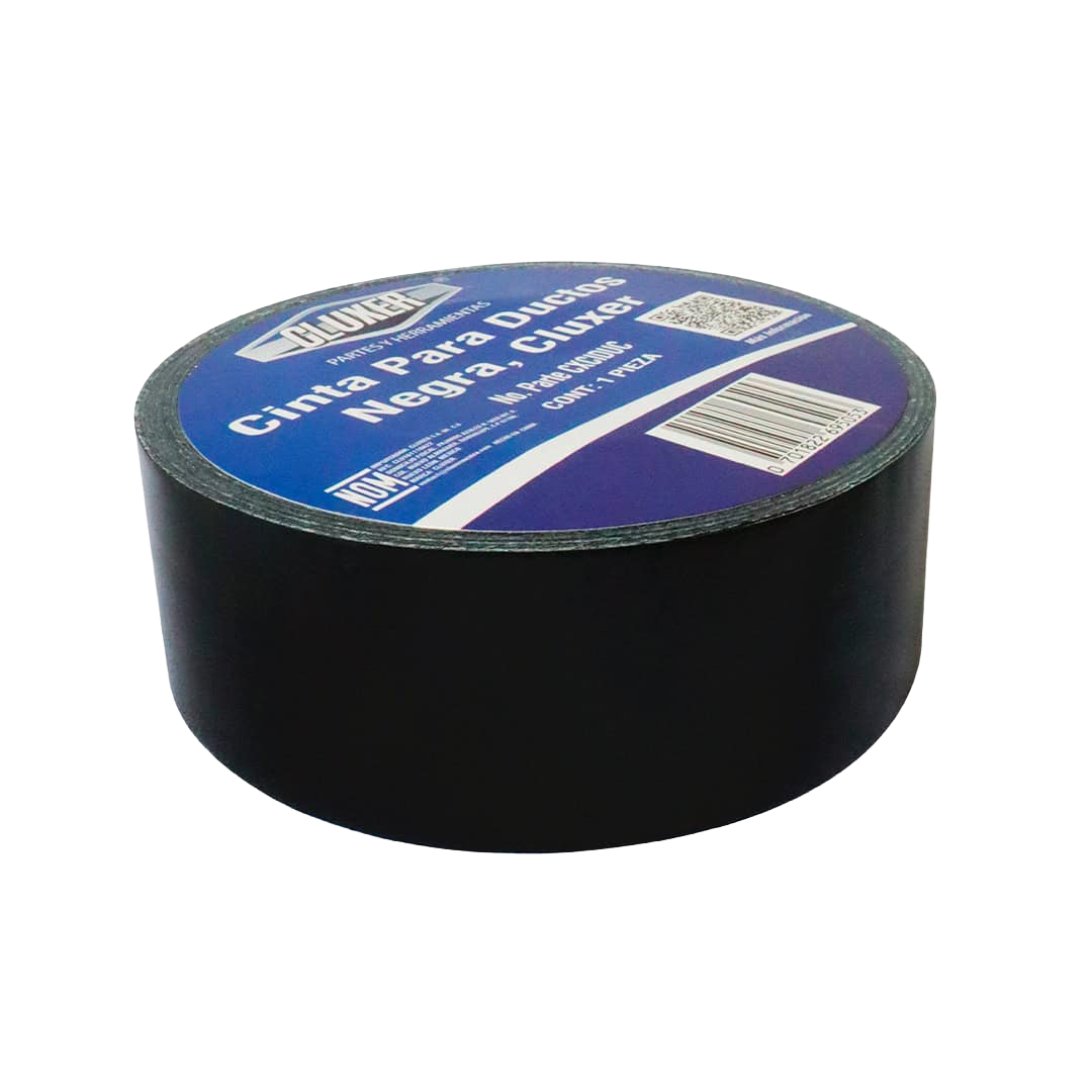 CINTA P/DUCTO NEGRA 2" X 55M CLUXER
