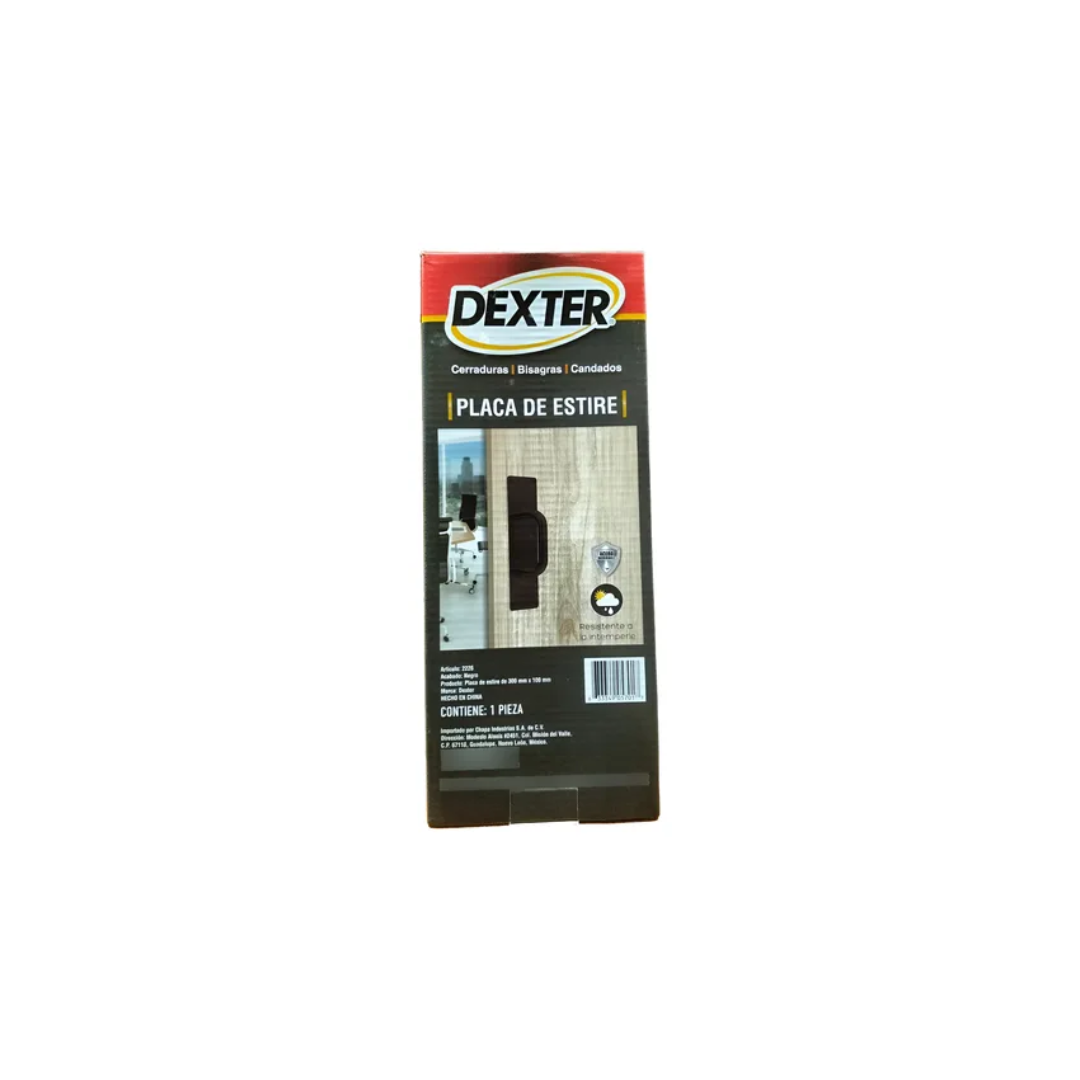 Placa De Estire Acero Inoxidable 300x100 Mm Dexter 2226