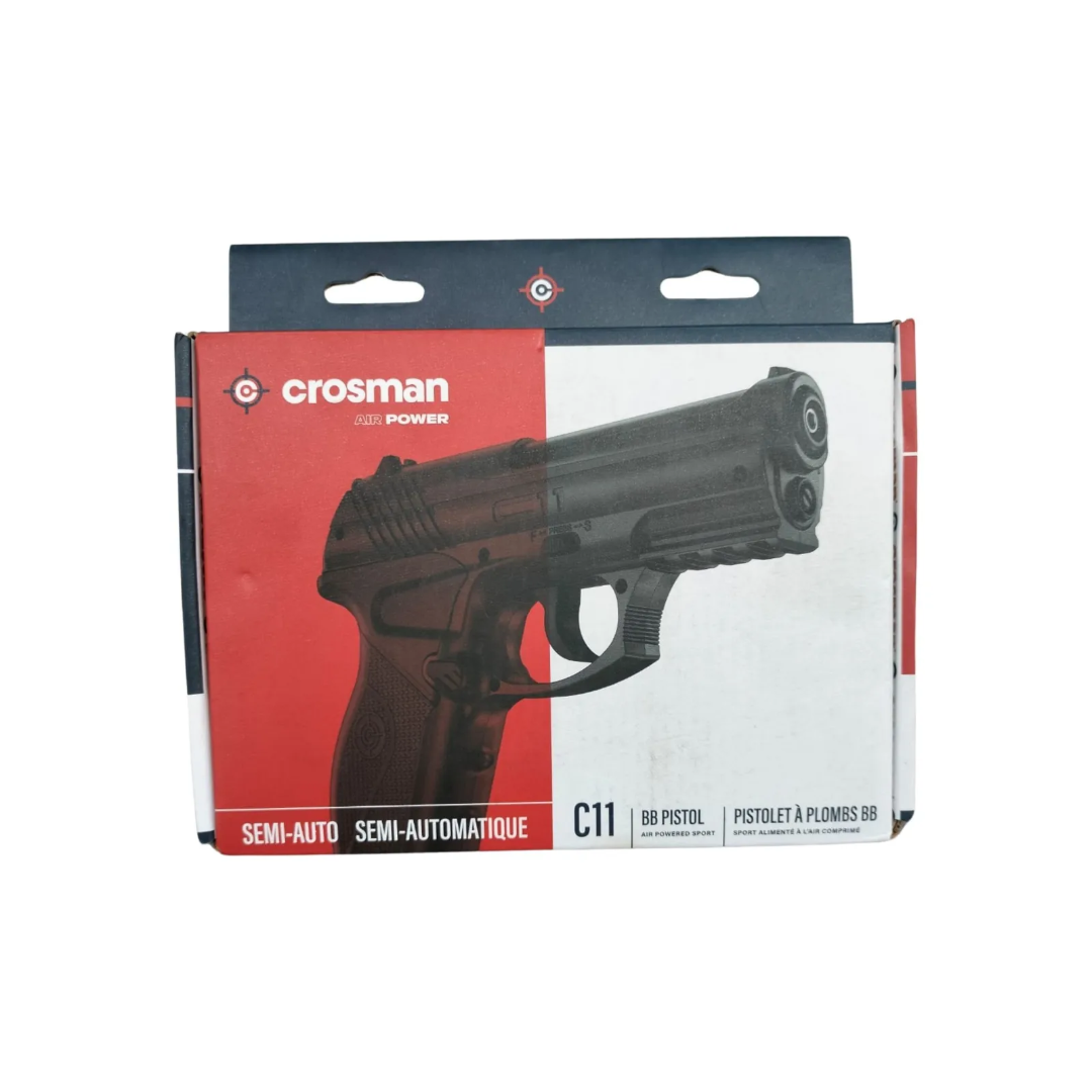 Pistola Deportiva Semiautormatica Cal 4.55 Crosman C11 Negro 114.3 Mm