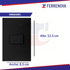 Placa 1 Salida 1 Interior 3 Vías Negro 25201-098 S25 SIMON
