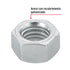 Tuerca Hexagonal Galv. Tue-1/2 Fiero 44552 (Bolsa de 50 Piezas)
