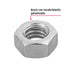 Tuerca Hexagonal Galv. Tue-5/16 Fiero 44549 (Bolsa de 150 Piezas)