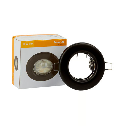 Spot Empotrado Negro YD/220/N Tecnolite